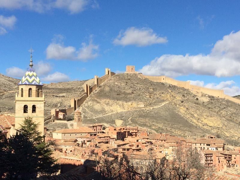 Albarracín, Teruel, vistas de la ciudad