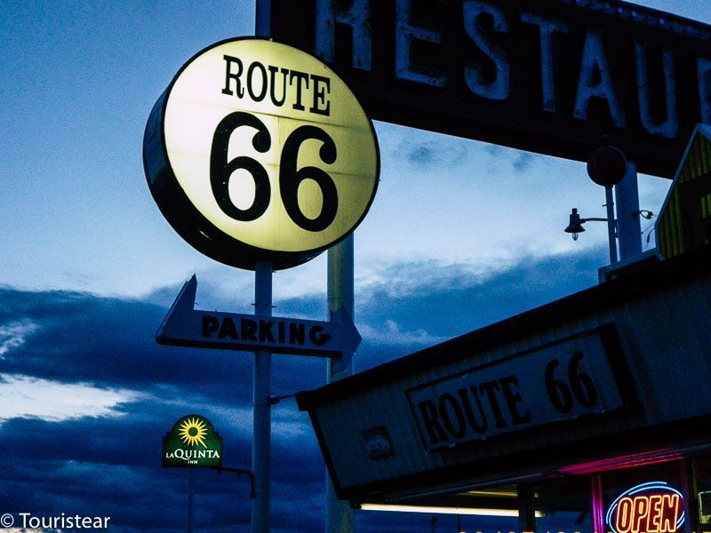 Route 66. Stretch from Santa Rosa, NM, to Amarillo, TX