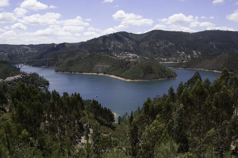 aveiro nazare, rio zezere, vistas