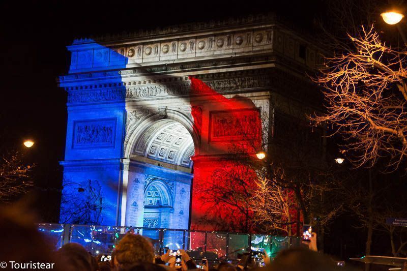 Paris Arco del Triunfo, París