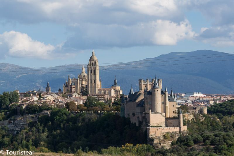 Segovia in one day - view of the alcazar