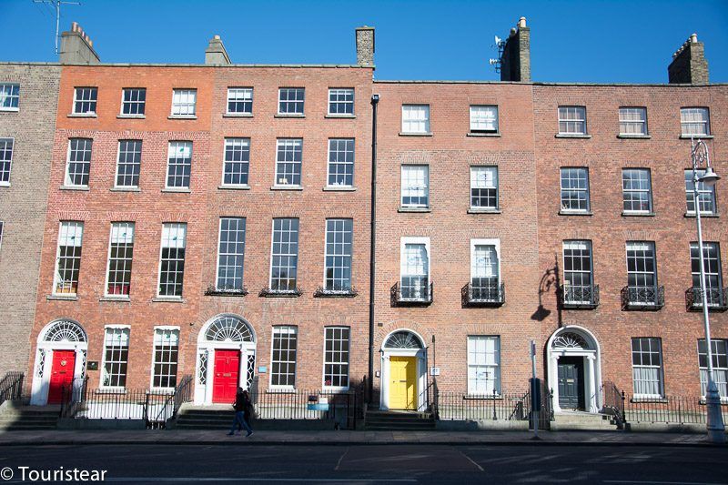 puertas de colores barrio georgiano dublin