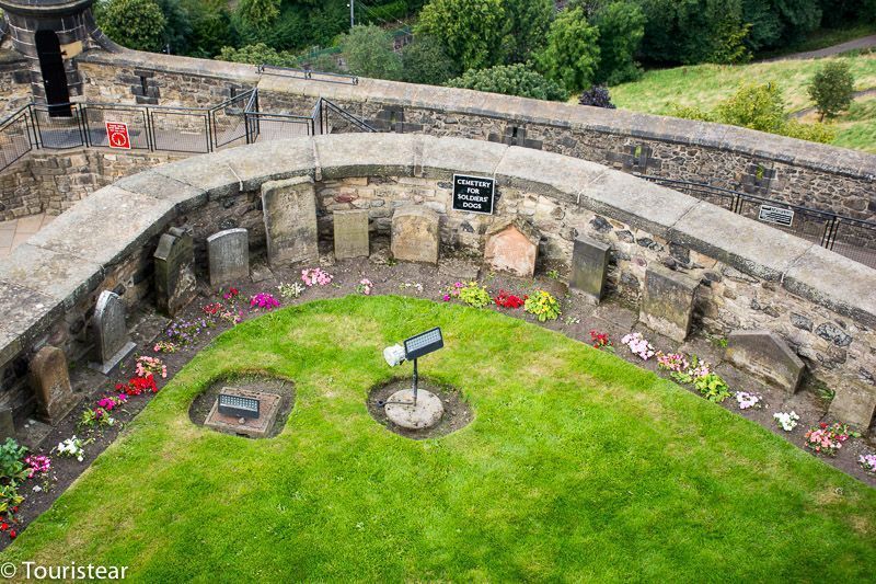 Castillo de edimburgo, cementerio de perros soldados