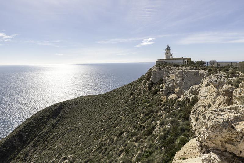 Faro de Mesa Roldan. Cabo de Gata