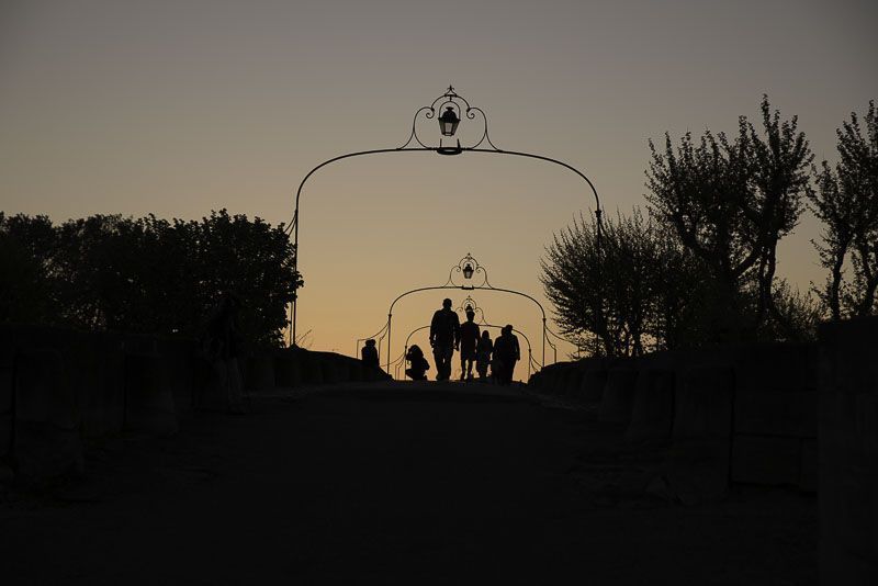 Carcasone puesta de sol Sur de Francia