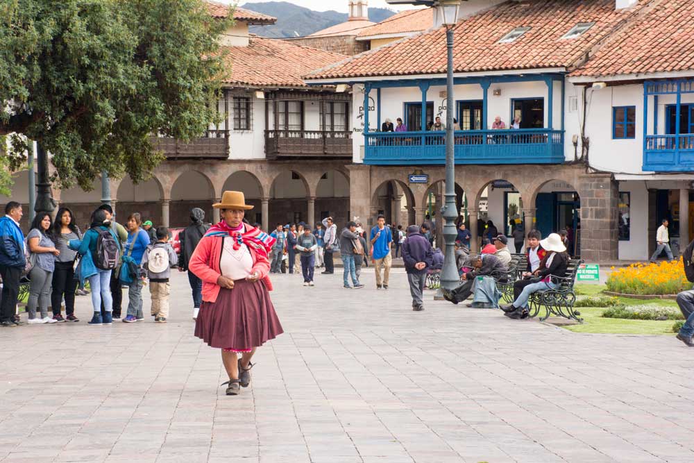 Cuzco's arms square, cusco, Peru
