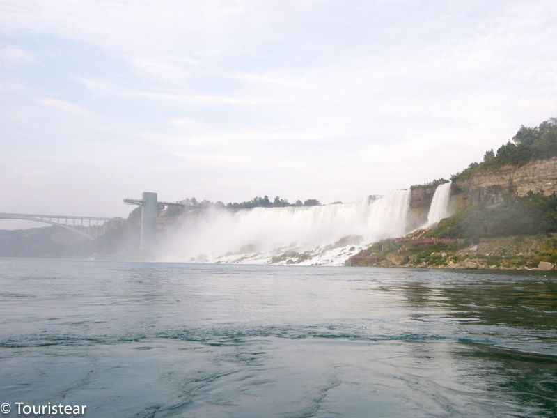 Las cataratas del niágara desde el barco, Estados Unidos