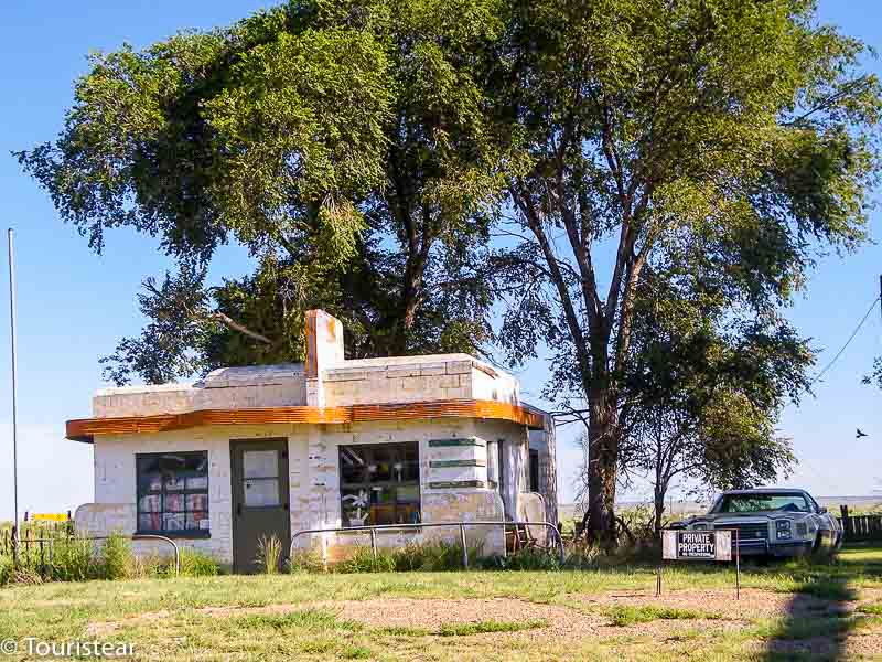 Ghost villages, Route 66, Glenrio