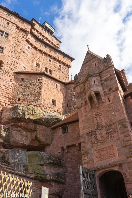 Castillo de Haut-Koenisbourg, La Alsacia, Francia