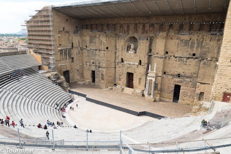 Roman orange theatre, road trip south of France 