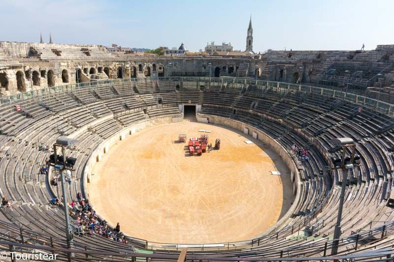 coliseo romano de nimes, road trip sur de francia 