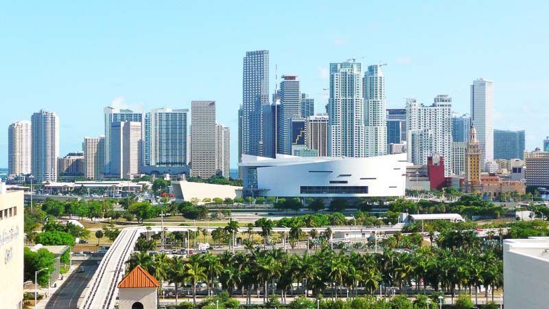 Miami centro skyline