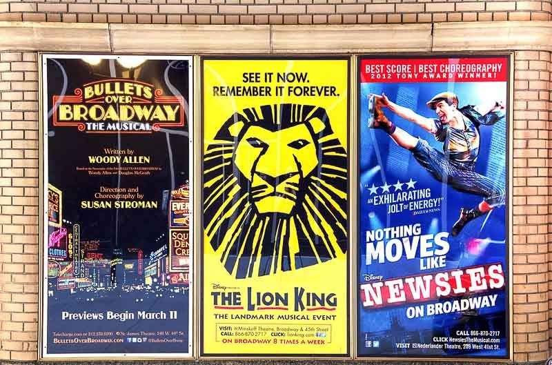 Musicales de Broadway, Nueva York