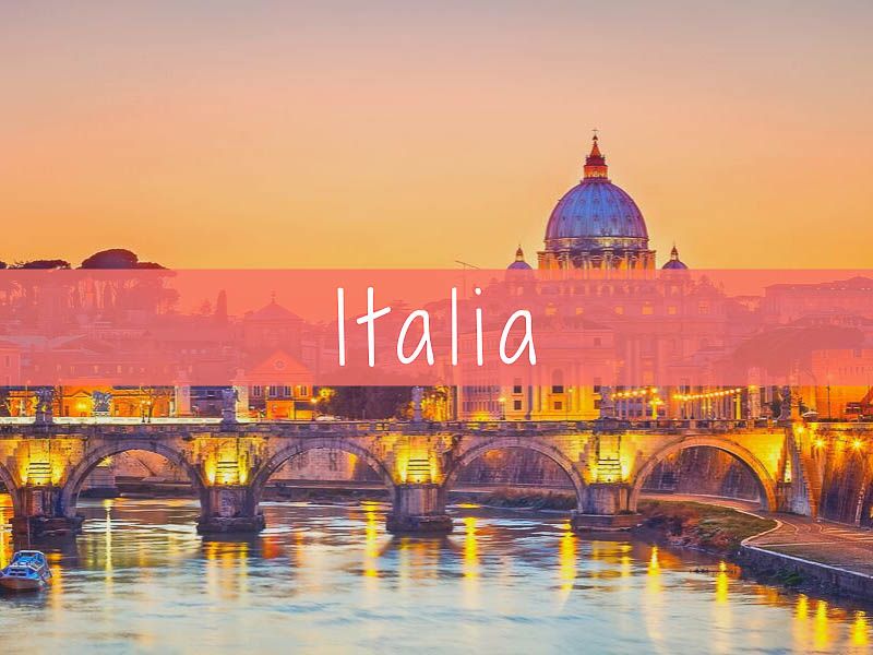 Italia, destinos europeos