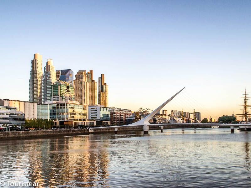 Puente de la Mujer, puerto madero buenos aires