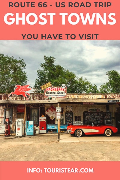 Route 66 ghost towns, road trip, USA