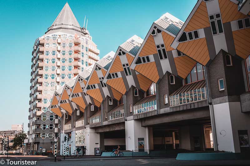 casas cubos y el lapiz de Rotterdam