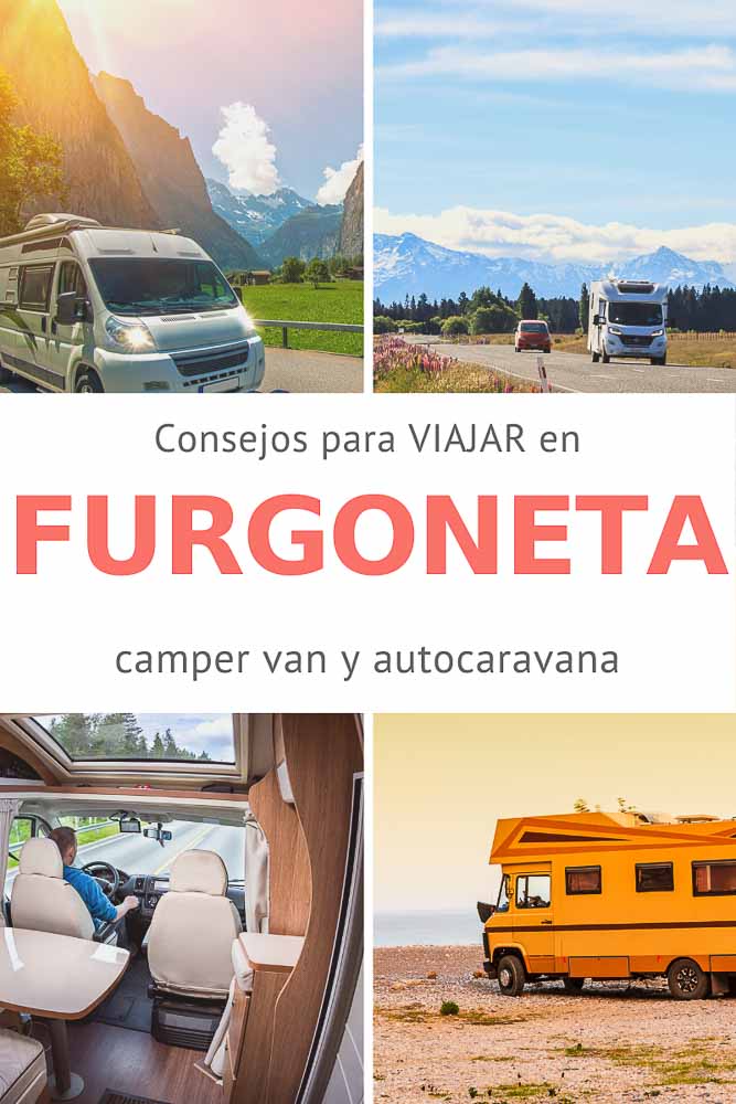 consejos para viajar en furgoneta camper