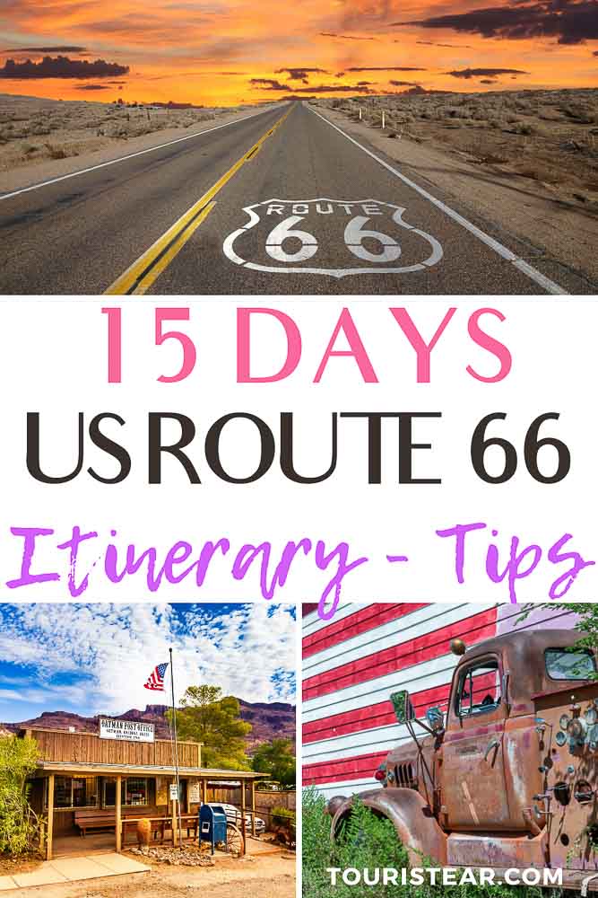 route 66 photo collage