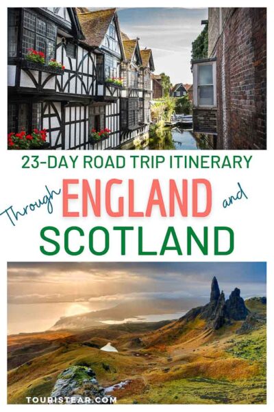 23 day road trip England and Scotland