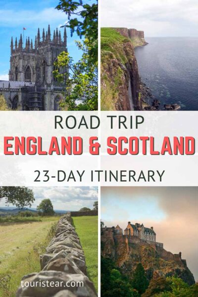 23 days of a road trip in England and Scotland