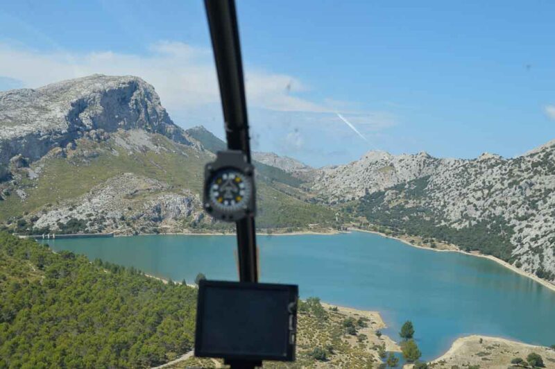 Helicopter ride over Mallorca