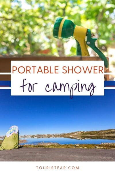 TOOGOO Portable Outdoor Shower Usb Rechargeable Camping Hiking Shower 