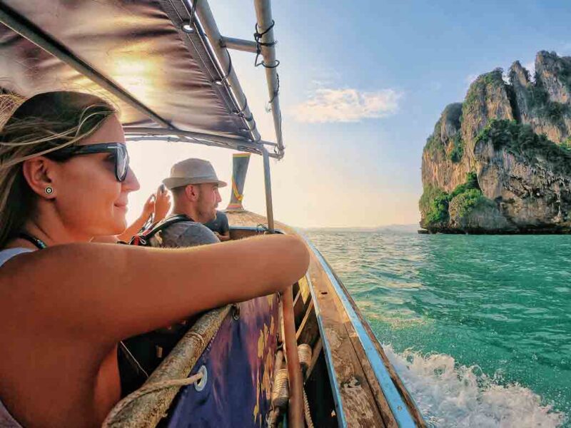 Excursión en barco en Tailandia
