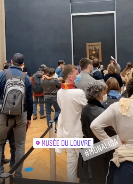 Louvre Museum Covid time