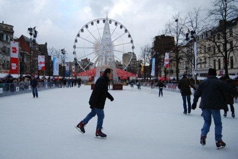 Patinaje sobre hielo Bruselas