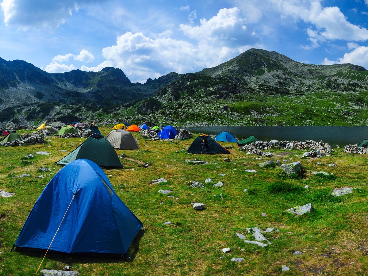 Campsite at Retezat Mountains in Transylvania