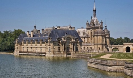 Castillo de Chantilly desde París