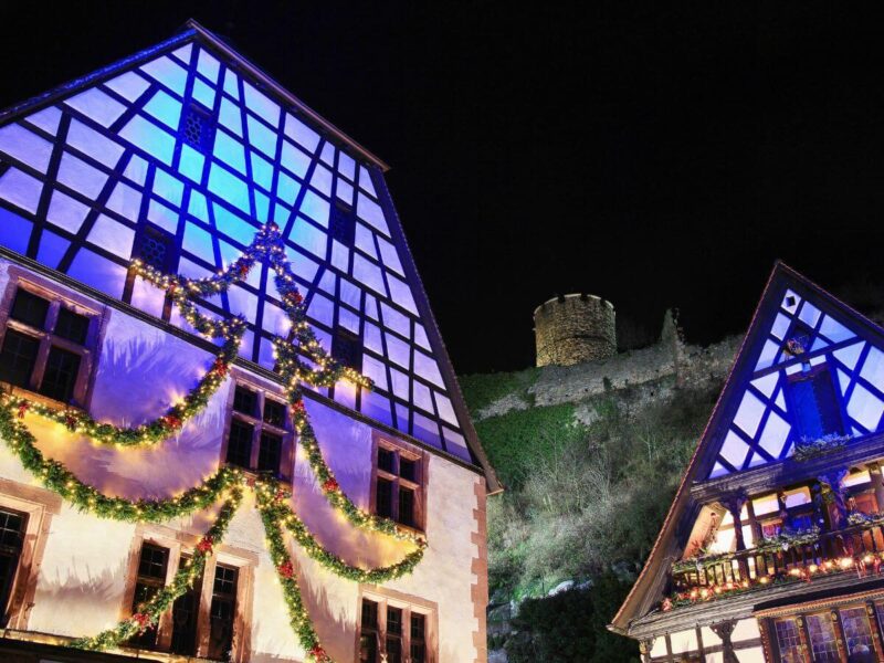 Christmas markets at Riquewhir the most beautiful village of France