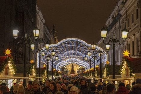 Mercado de Navidad de San Petersburgo