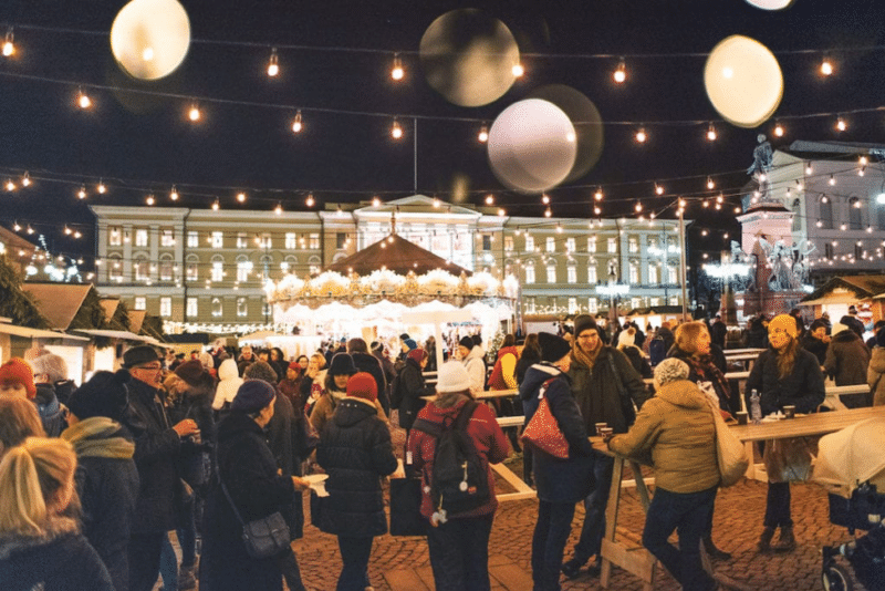 mercado de navidad de Helsinki