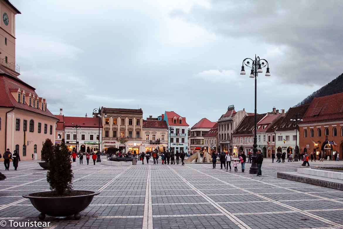 Piaţă Sfatului Brasov Romania