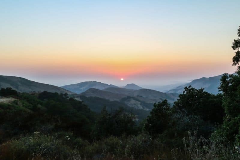 Atardecer Valle de San Joaquín California