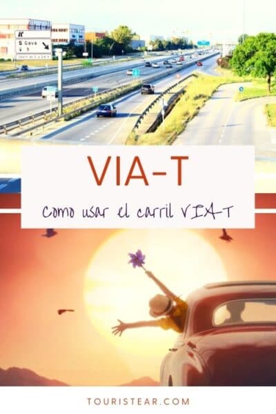 Como usar el carril VIA-T de las autopistas