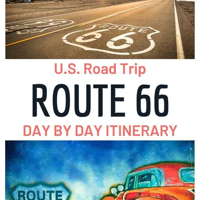 road trip on route 66 Itinerary