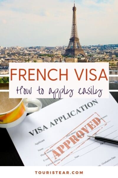 How to apply french visa application