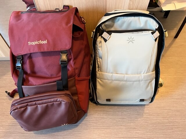 shell nest tropicfeel backpacks