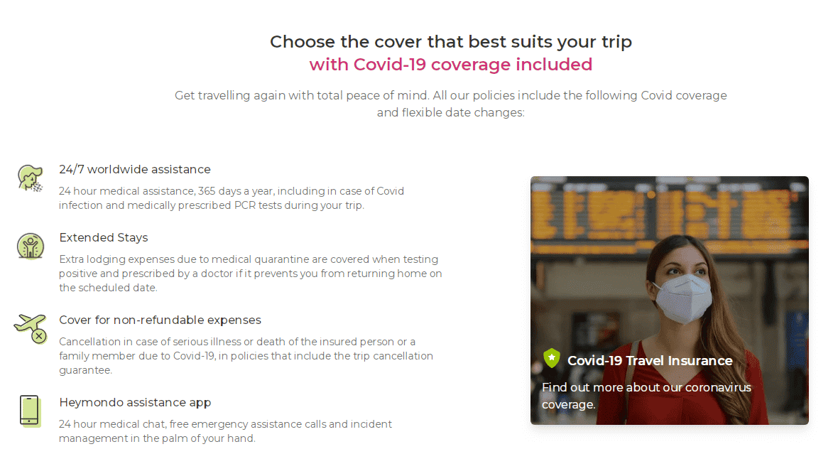 Hey Mondo Travel Insurance Coverage