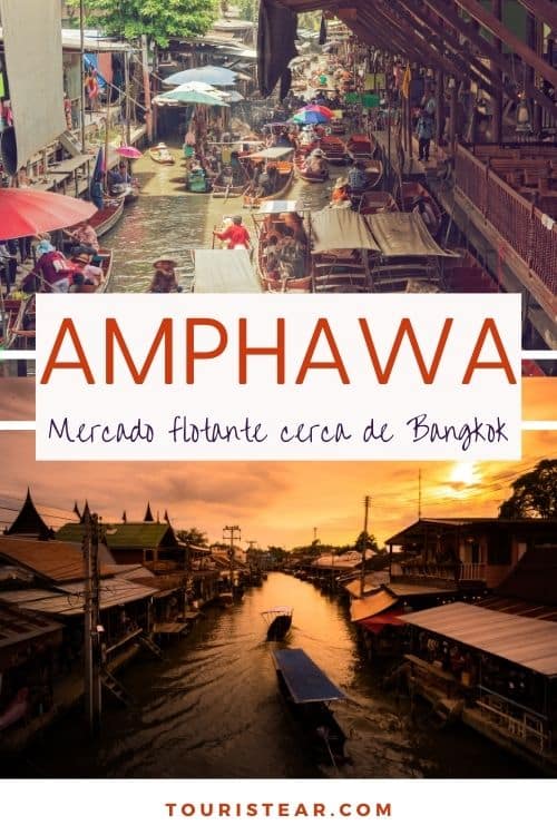 Mercado flotante de Amphawa, Tailandia