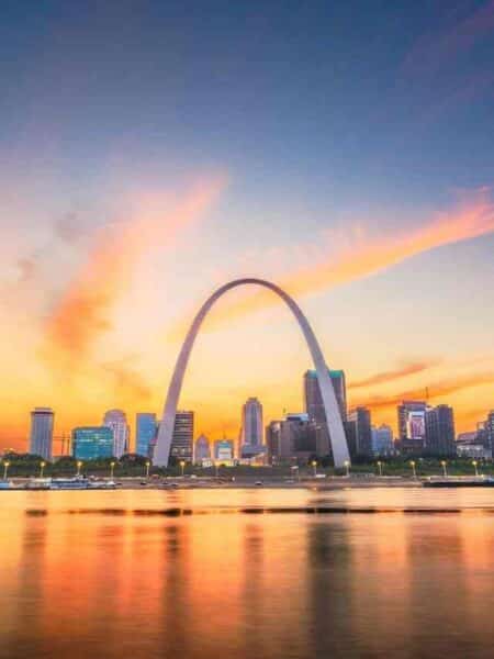 El arco de Saint Louis Missouri