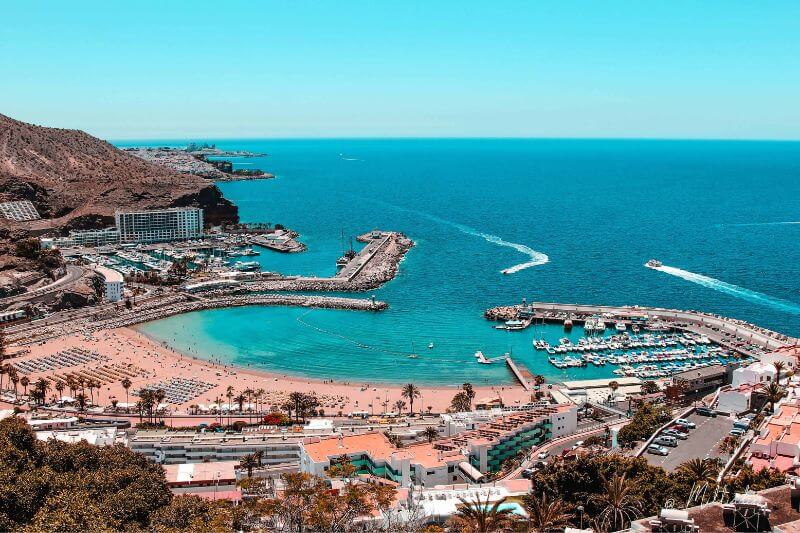 Playa del Inglés en Gran Canarias