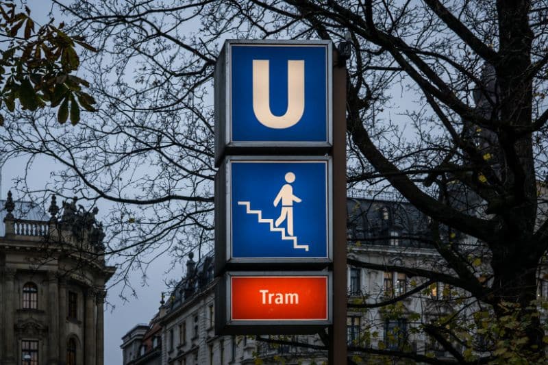 U Bahn sign