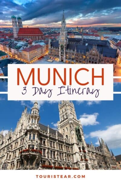 three days in munich itinerary pinterest post