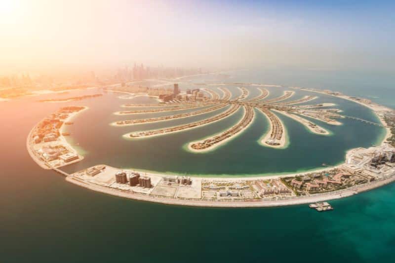 Dubai isla palmera