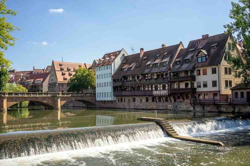 el río Pegnitz, nuremberg