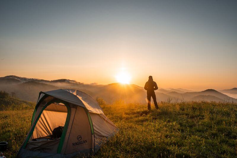 Camp-sunset